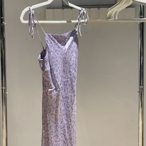 Floral silk Zara Dress, Size XS-- Never Worn